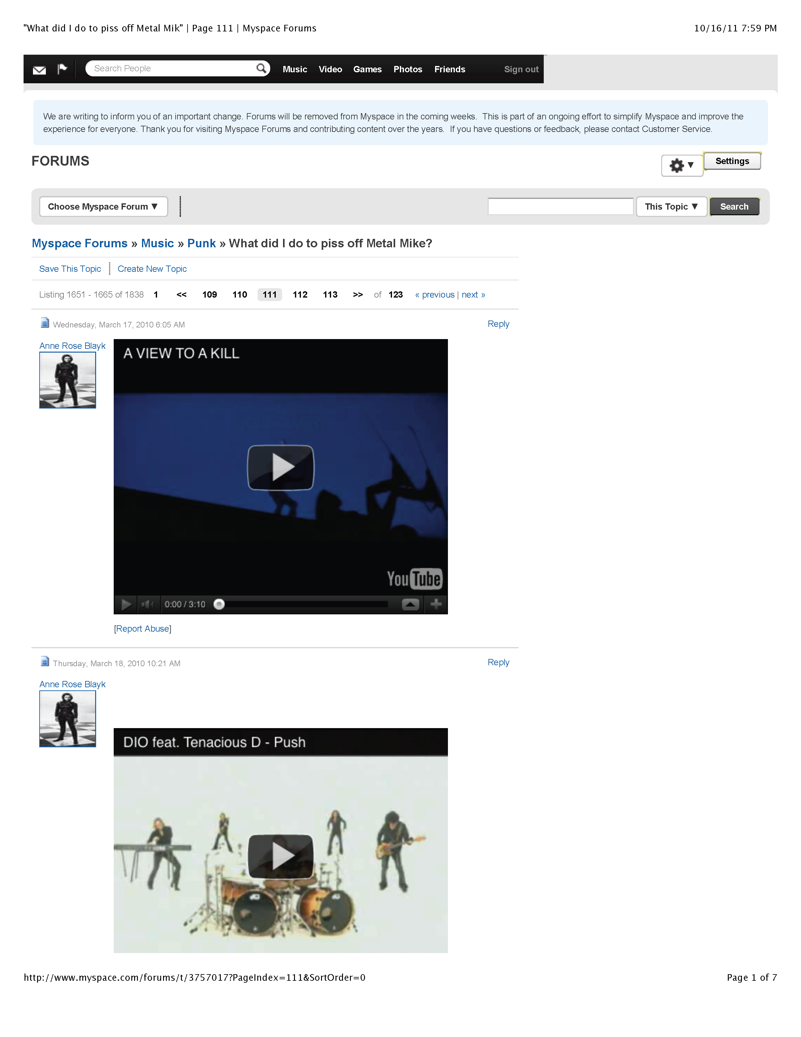 ./MySpace - 'What did I do to piss off Metal Mike' | Page 111 | Myspace Forums re Metal Mike Saunders_Page_1.png